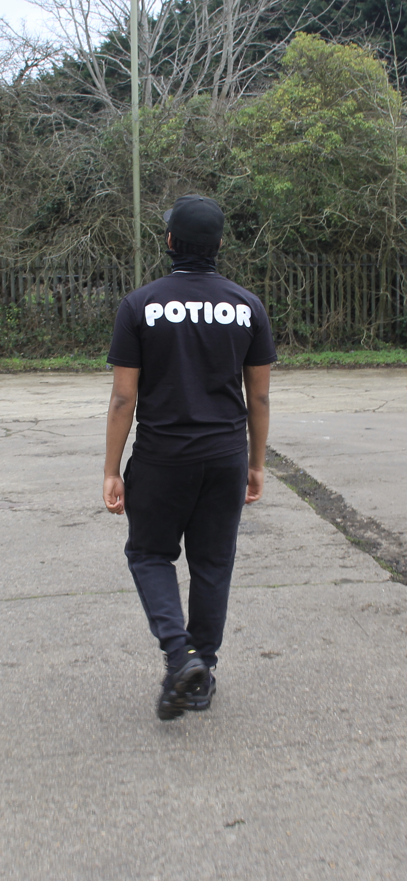 Short Sleeve Potior Black T Shirt