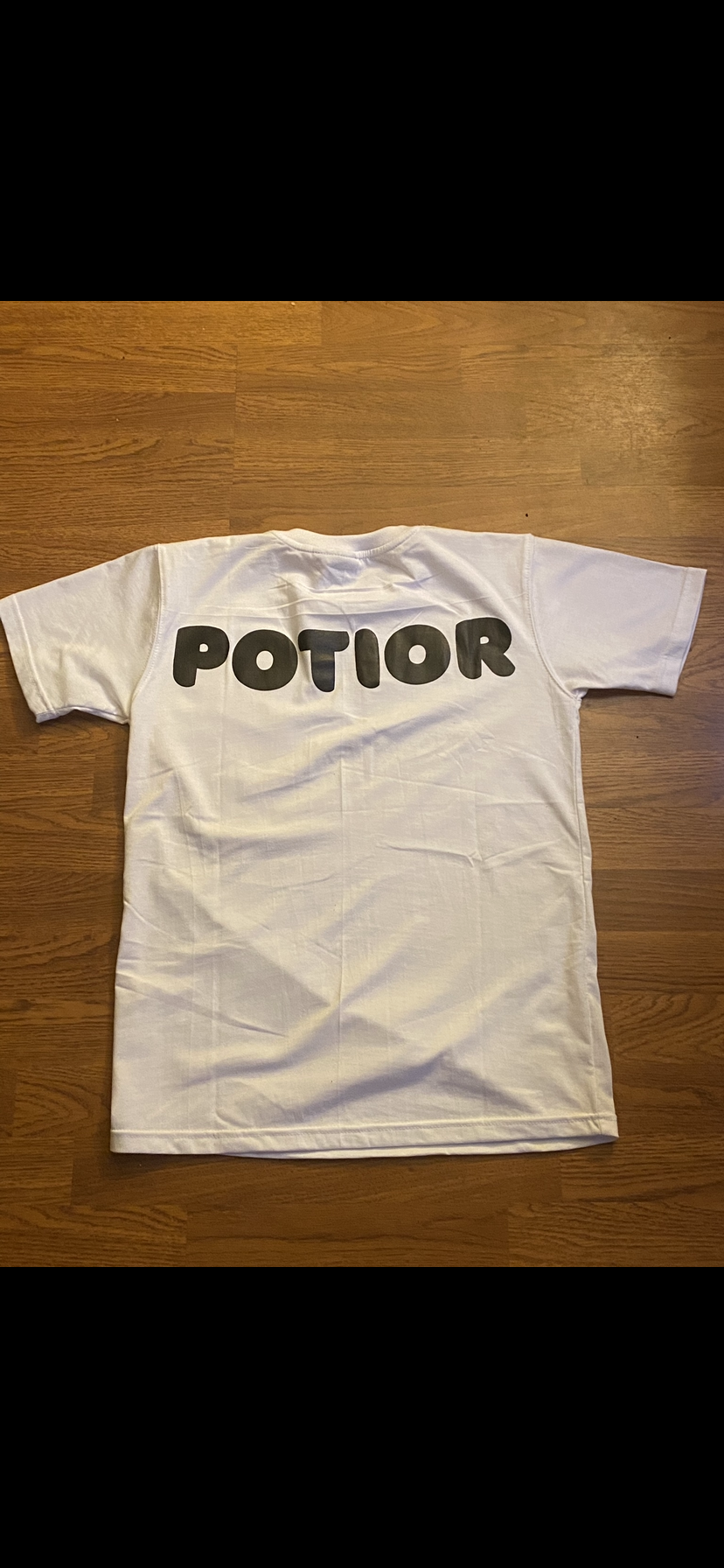 Short Sleeve Potior White T Shirt