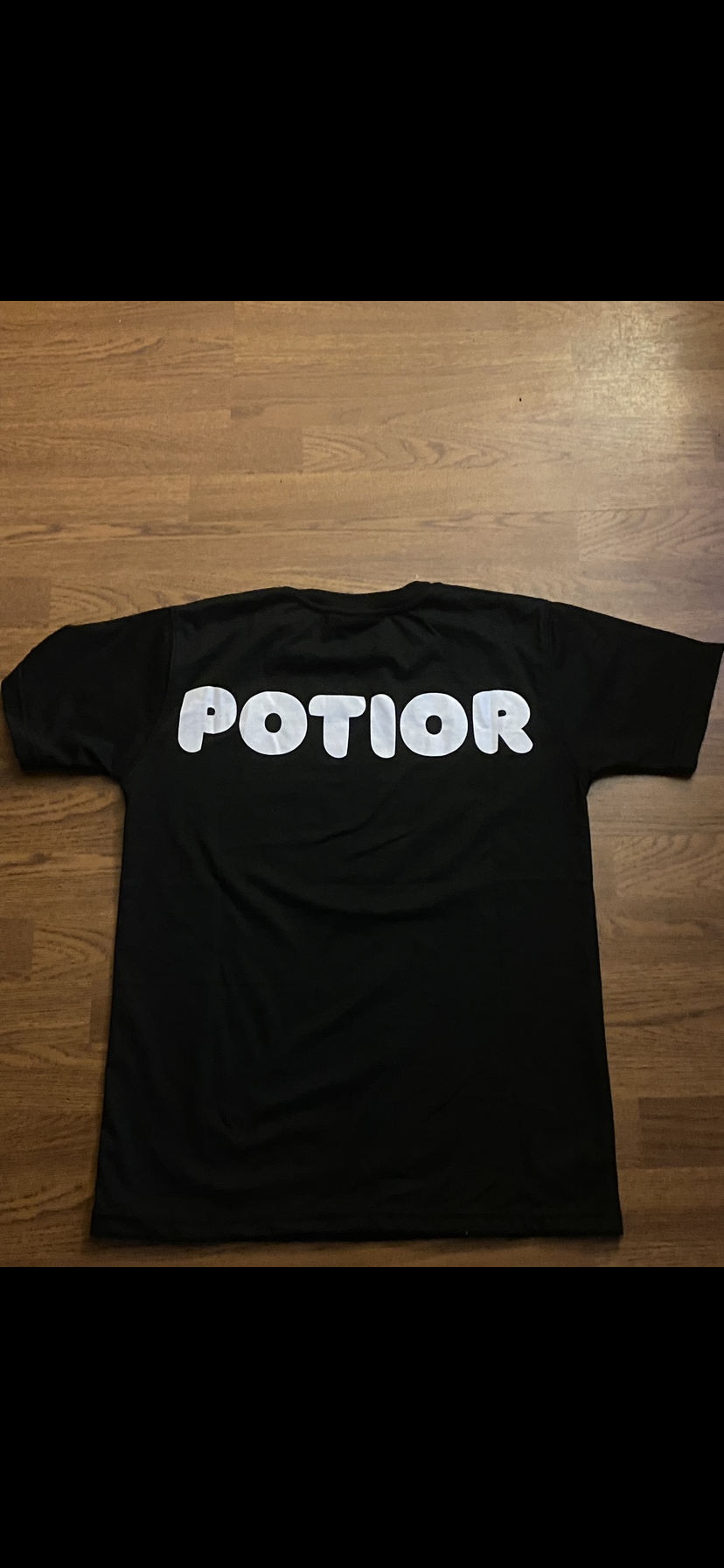 Short Sleeve Potior Black T Shirt